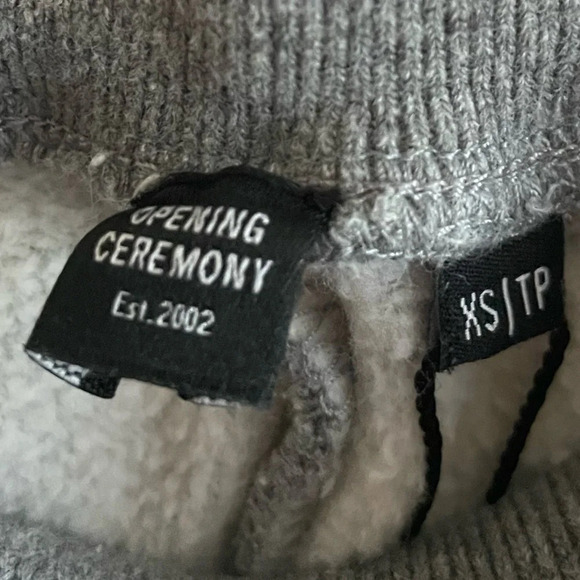 Opening Ceremony Scalloped Hem Grey Sweatpants - XS - Picture 3 of 7